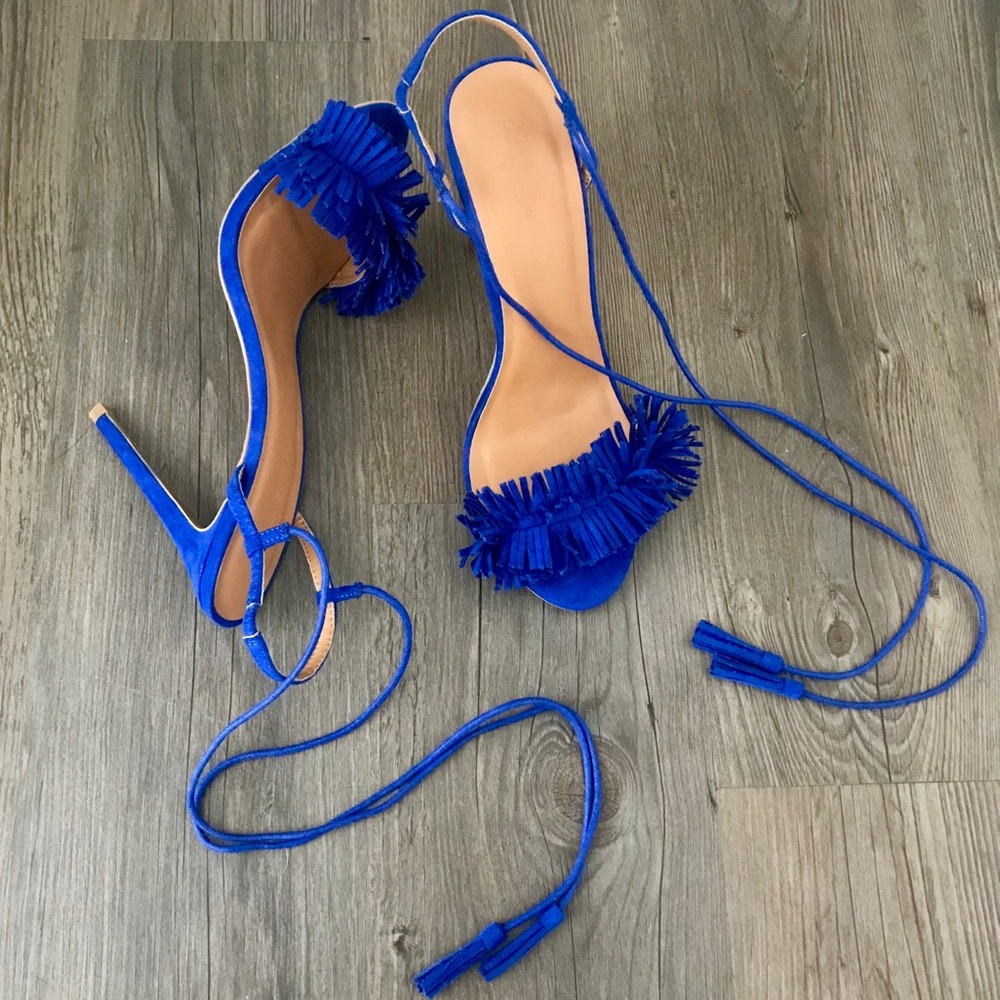 CHARLOTTE RUSSE Lace-up Heels